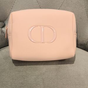Dior Pink Cosmetic Bag with CD Monogram